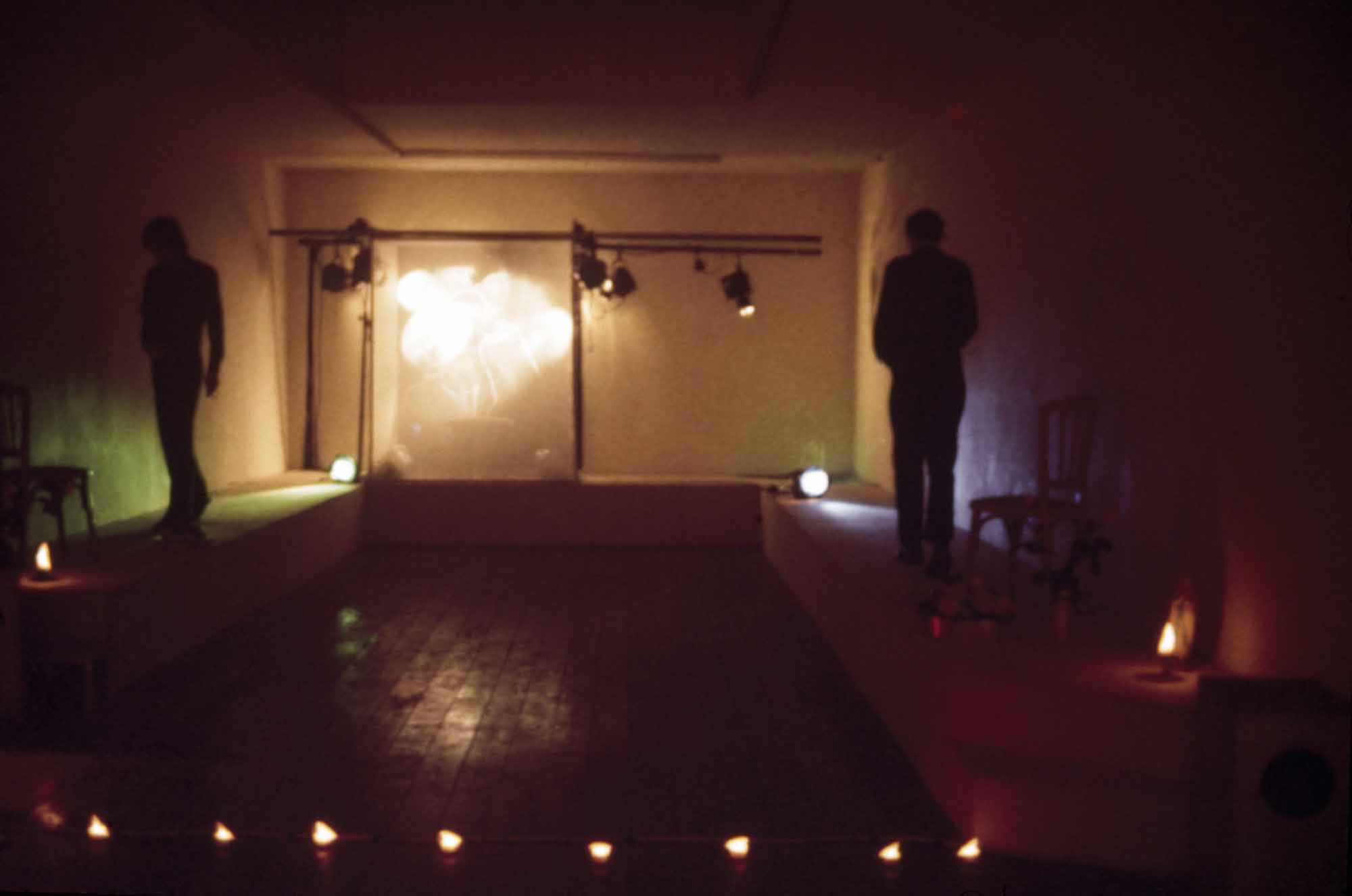 Marc Camille Chaimowicz, Fade at The Acme Gallery, London, 18 and 19 November (1976). Courtesy of Acme, Acme Archive.