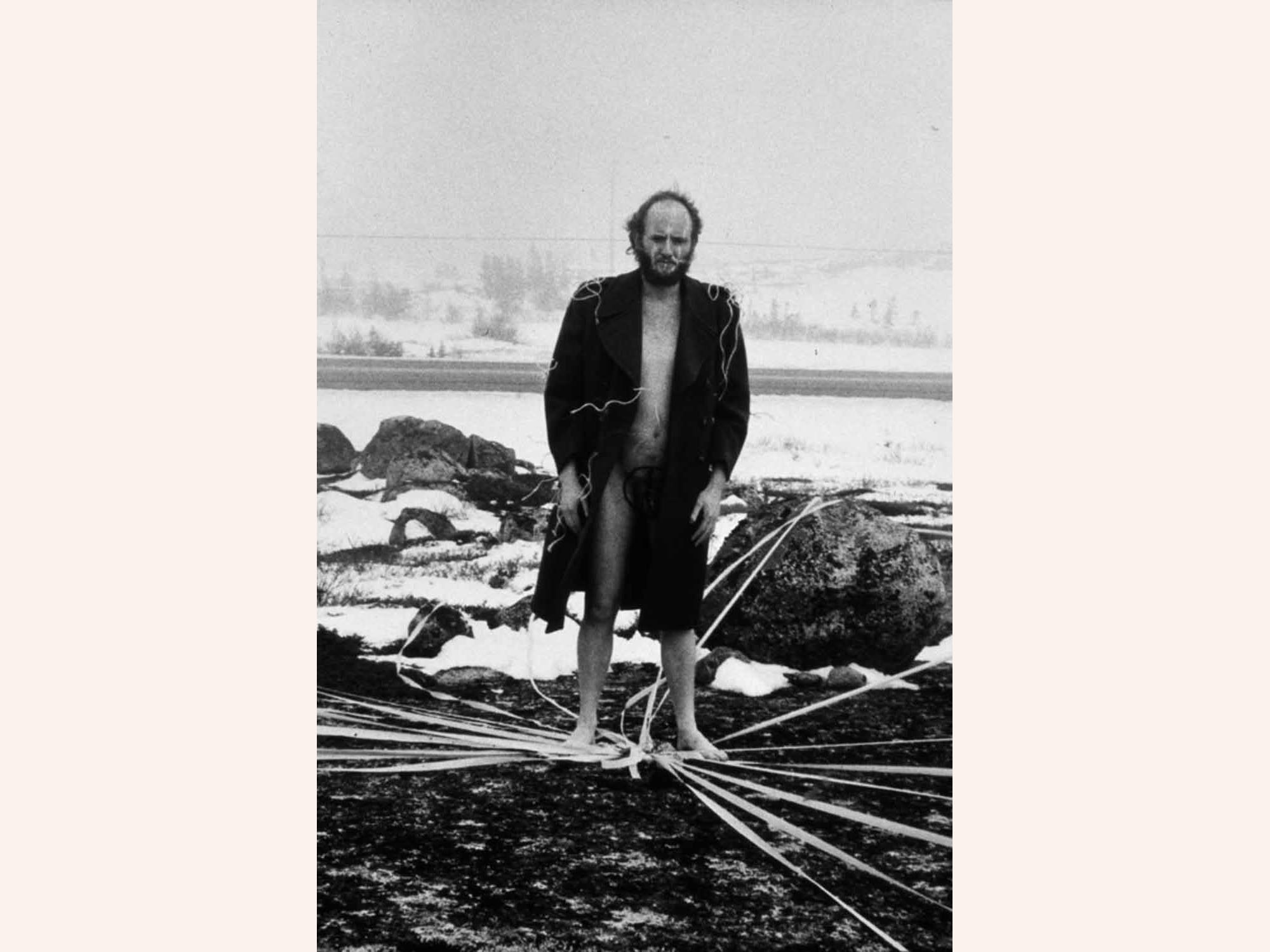 Alastair MacLennan - 1971 Performance - Nr Peggy’s Cove, Nova Scotia, Canada © The Alastair MacLennan Archive : Locus+